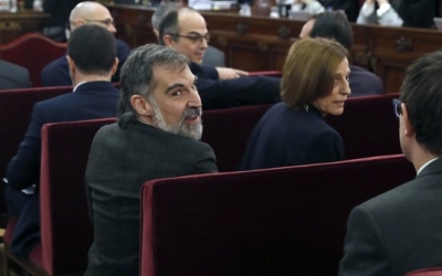 Cuixart i Forcadell, durant el judici al Tribunal Suprem | ACN